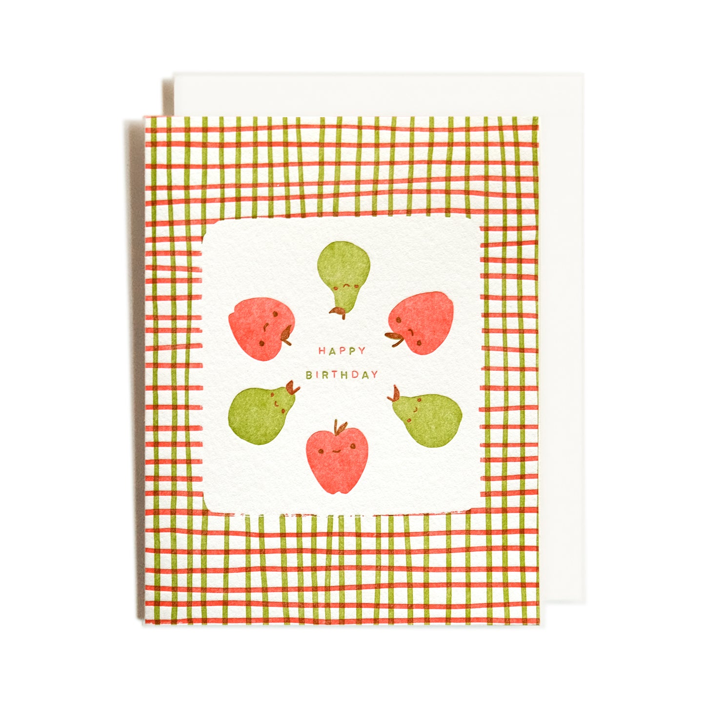 Birthday Picnic Fruits | Summer | Letterpress Card