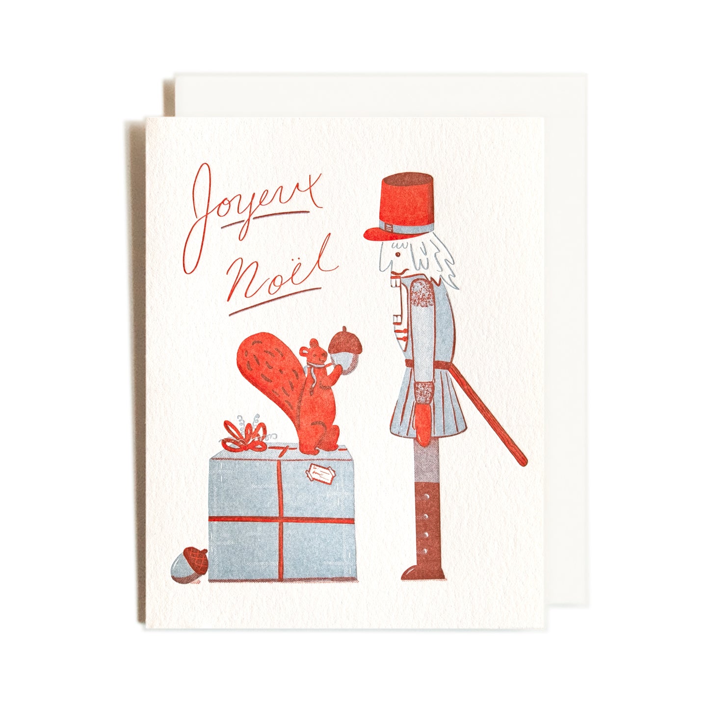 Nutcracker | Joyeux Noel | Letterpress Card