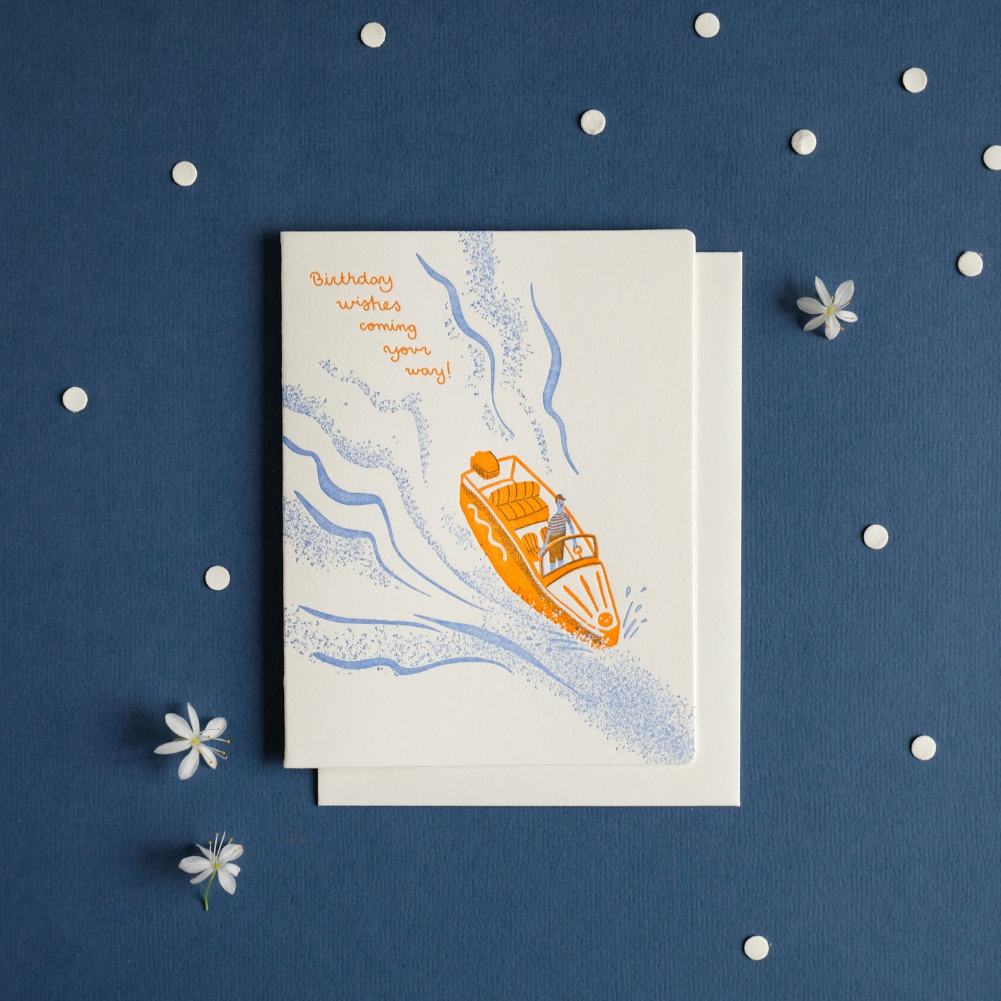 Birthday Boat | Summer | Letterpress Card