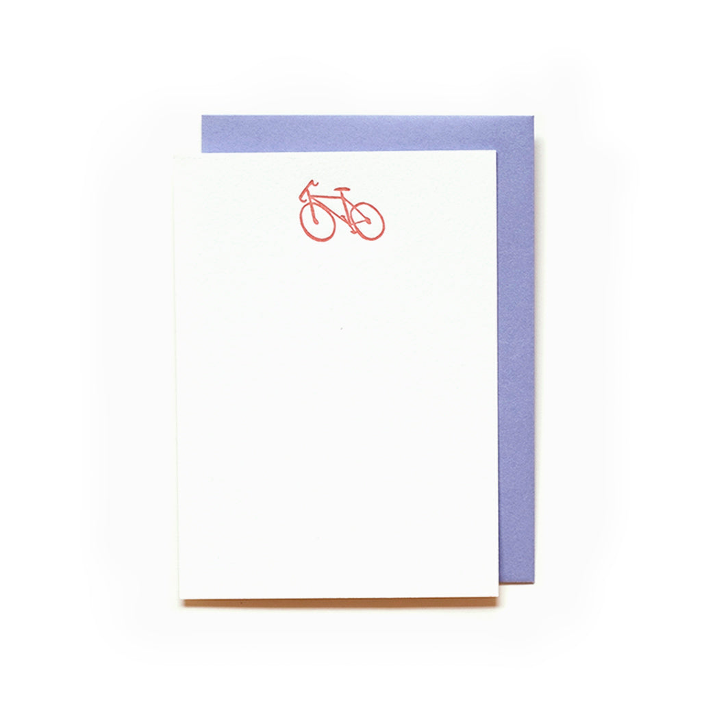 Bike | Letterpress Notecard Set of 9