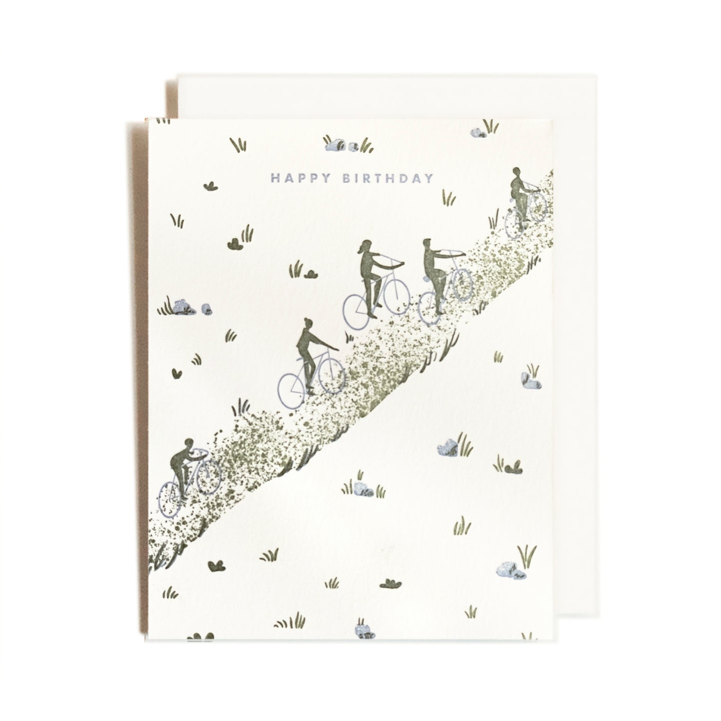 Birthday Trail | Bike Gang | Letterpress Card