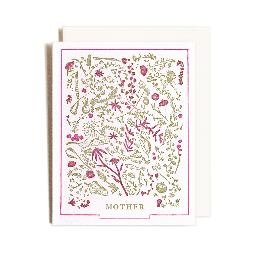 Botanical Mother | Elegant | Letterpress Card
