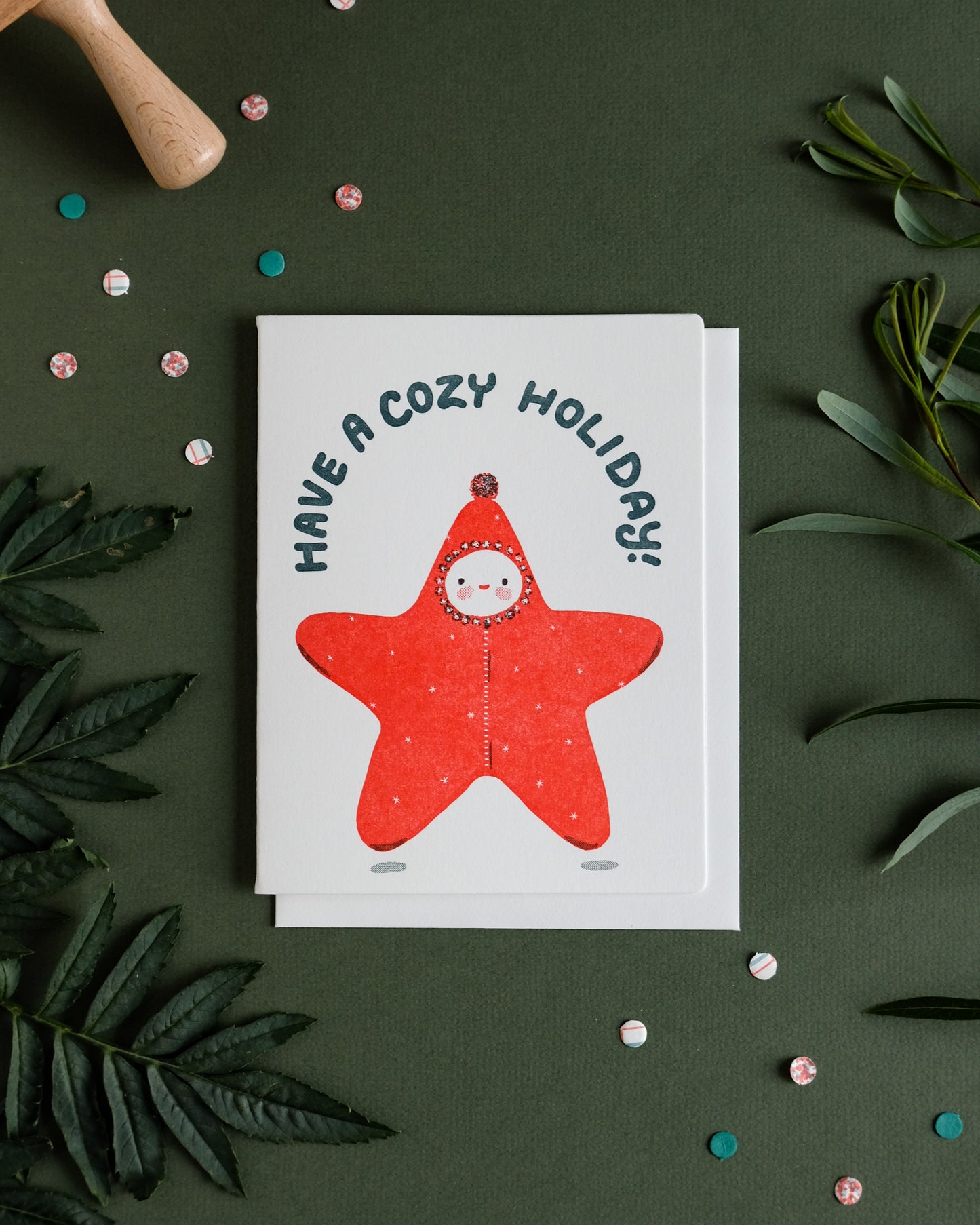 Cozy Star | Holiday | Letterpress Card