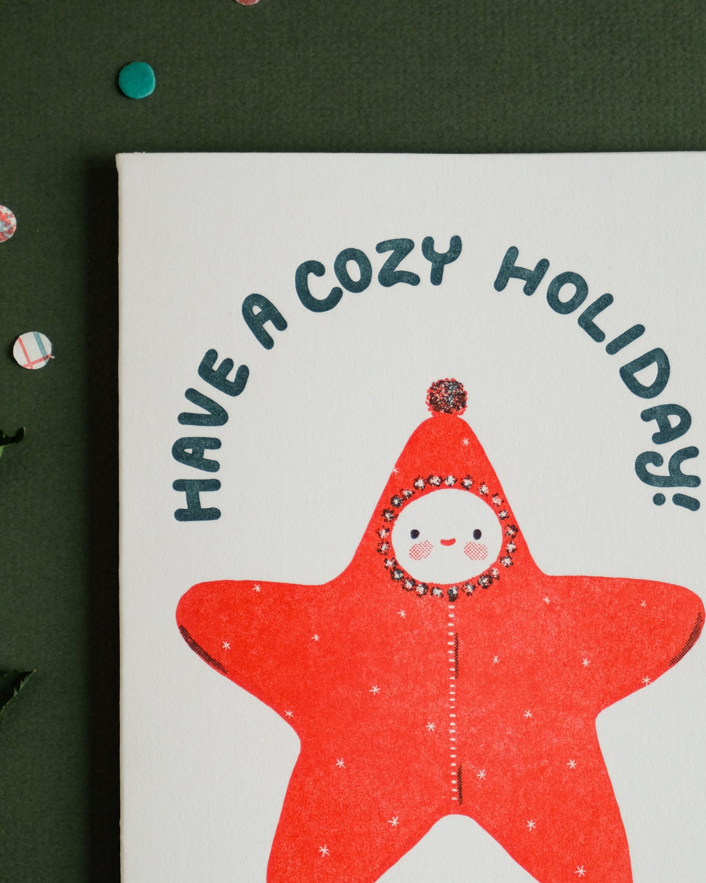 Cozy Star | Holiday | Letterpress Card