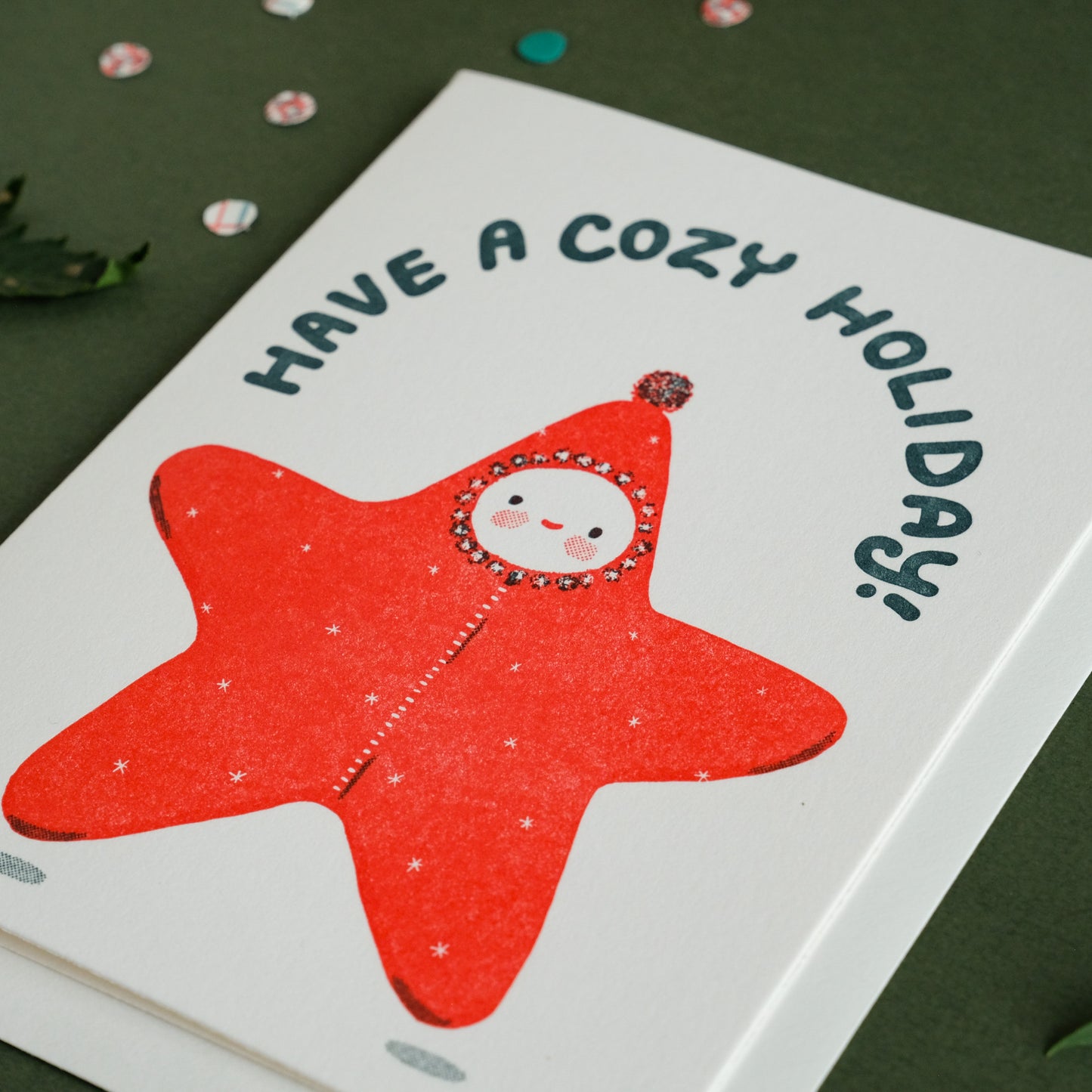 Cozy Star | Holiday | Letterpress Card
