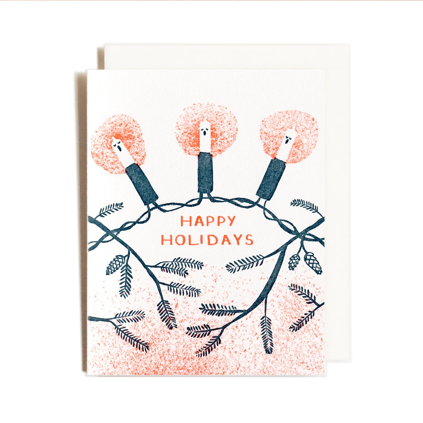 Christmas Lights Choir | Letterpress Card