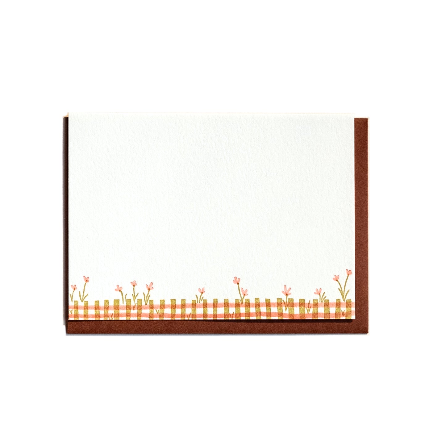 Flower Edge | Letterpress Notecard Set of 9