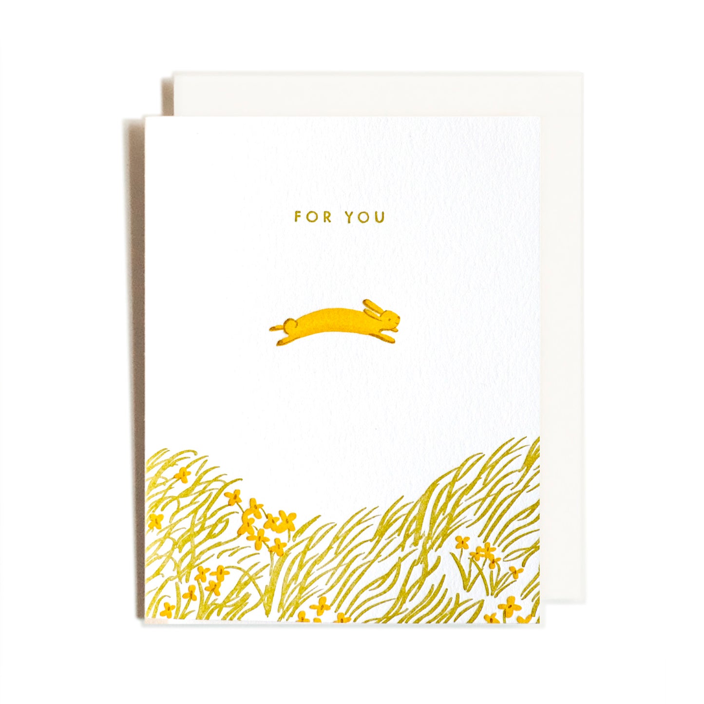For You Bunny | Everyday | Letterpress Card