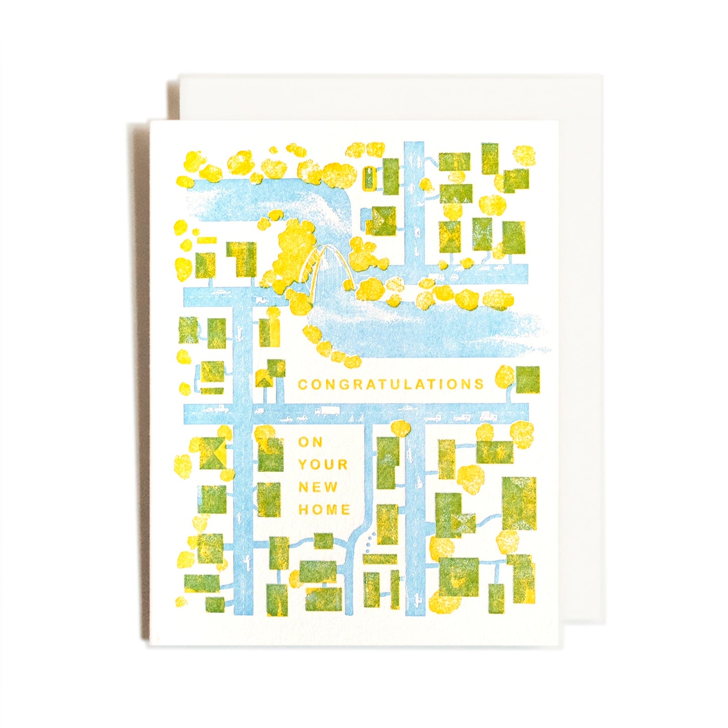 New Home | City | Letterpress Card