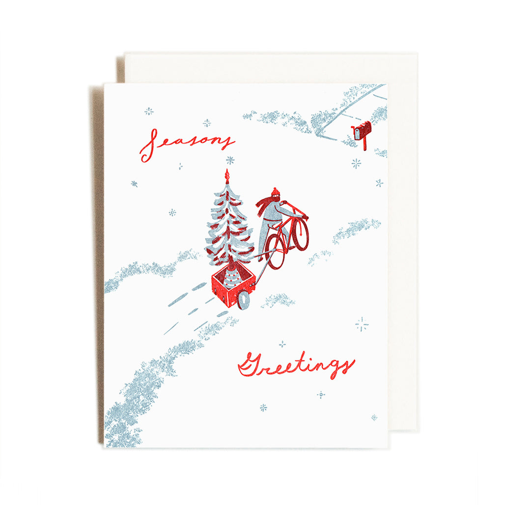 Seasons Greetings | Holiday | Letterpress Card