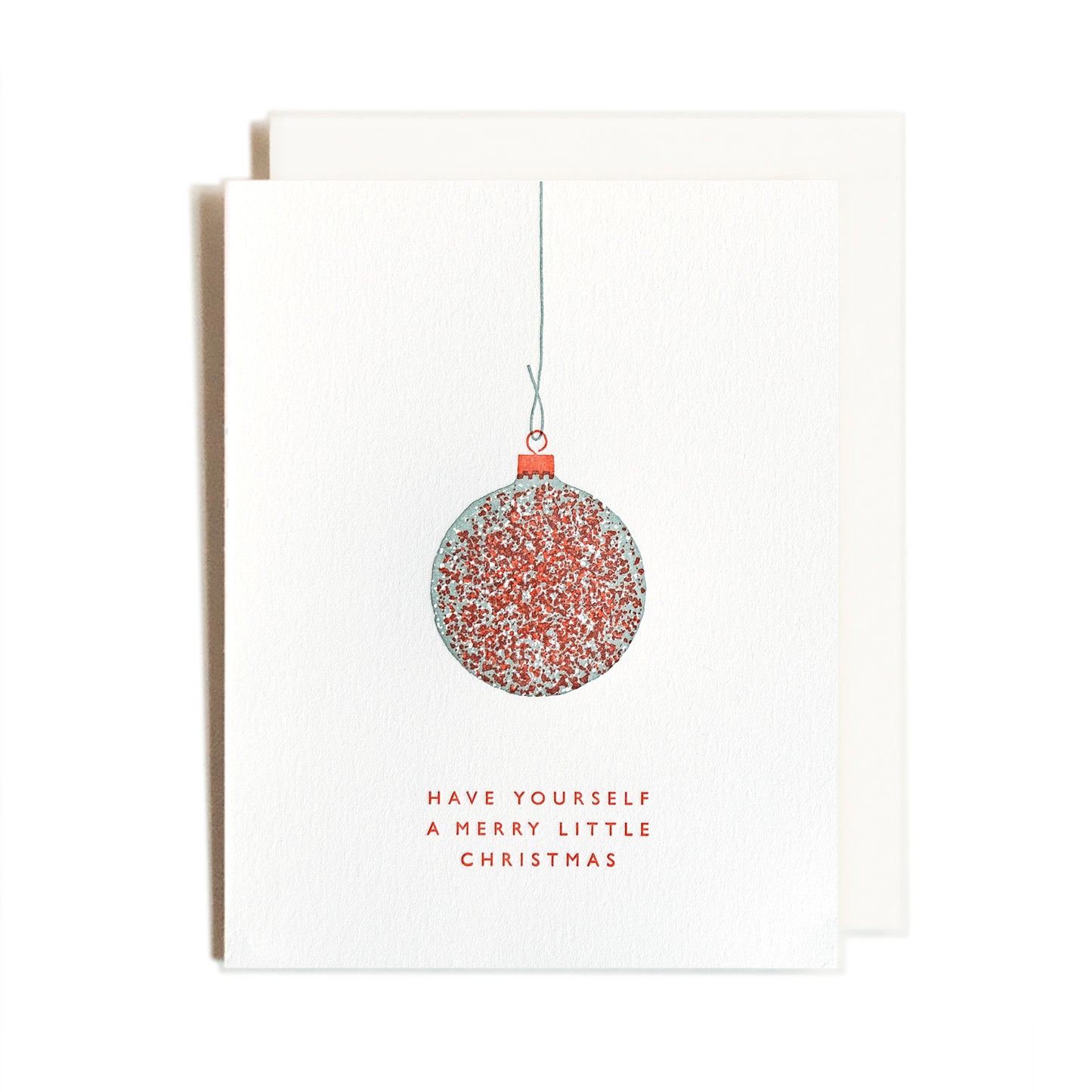 Single Ornament | Holiday | Letterpress Card