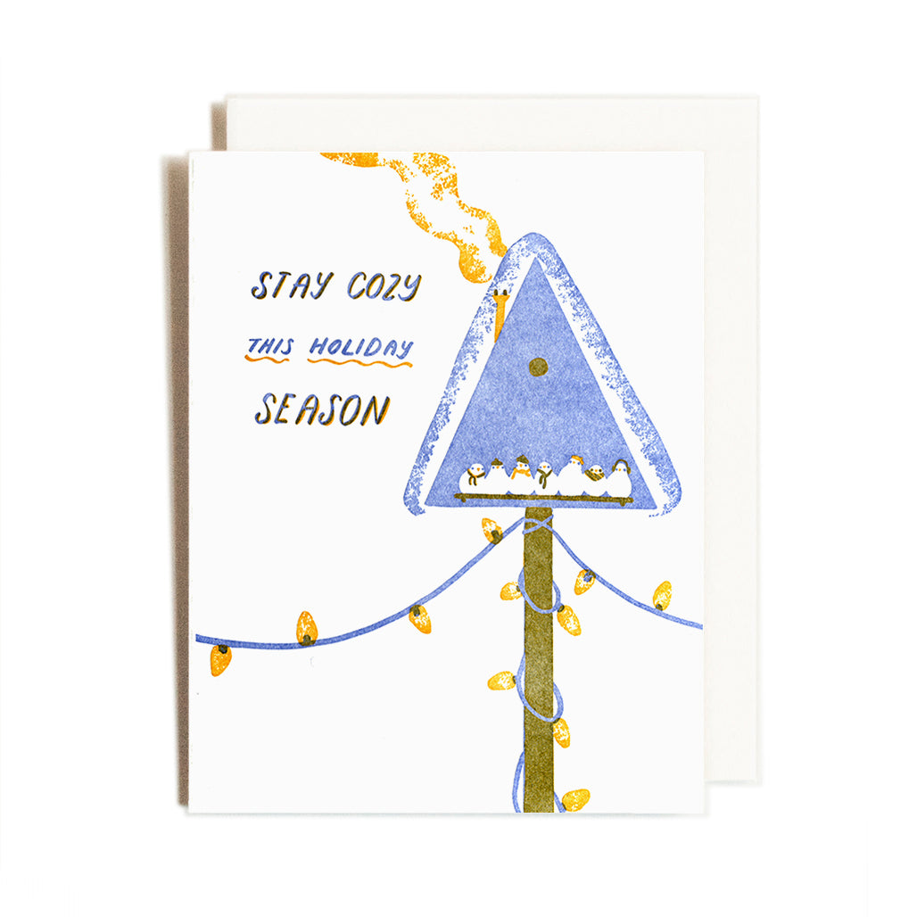 Stay Cozy | Holiday | Letterpress Card
