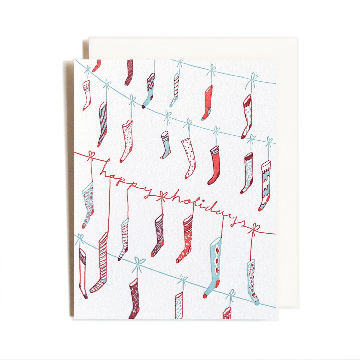 Stockings | Holiday | Letterpress Card