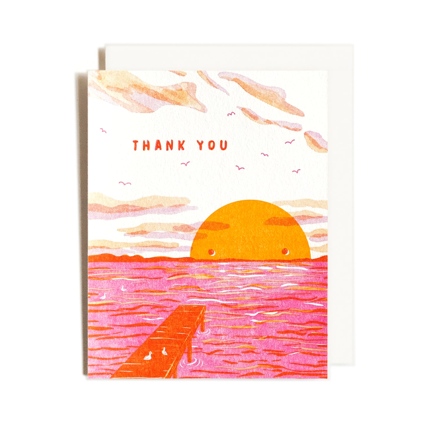 Thank You Sunset | Letterpress Card