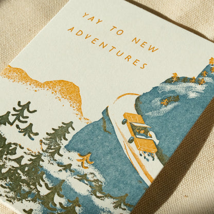 New Adventures Greeting Card