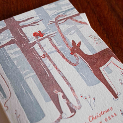 Woodland Christmas Greeting Card