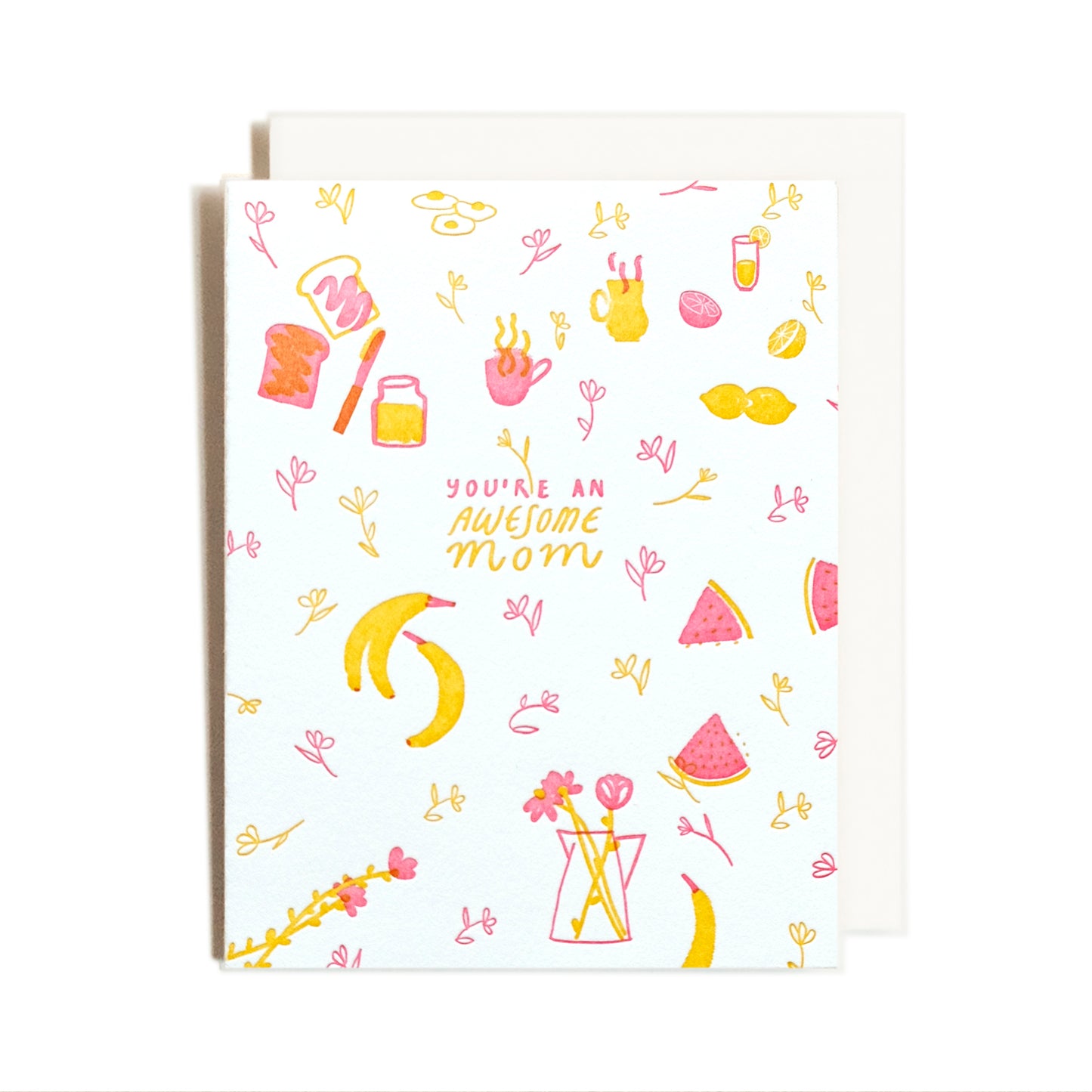 Awesome Mom | Brunch | Letterpress Card