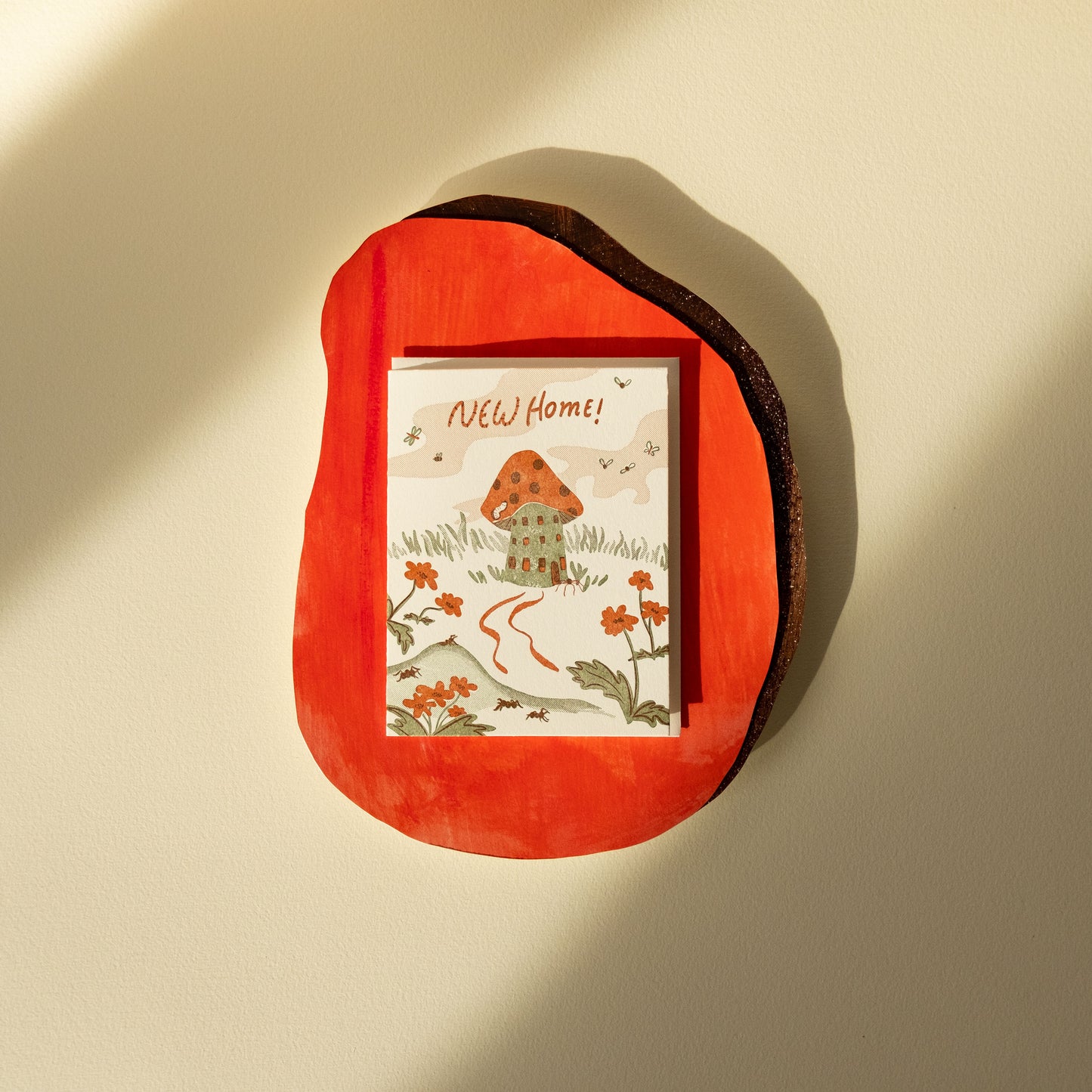 Mushroom Home | Congrats | Letterpress Card