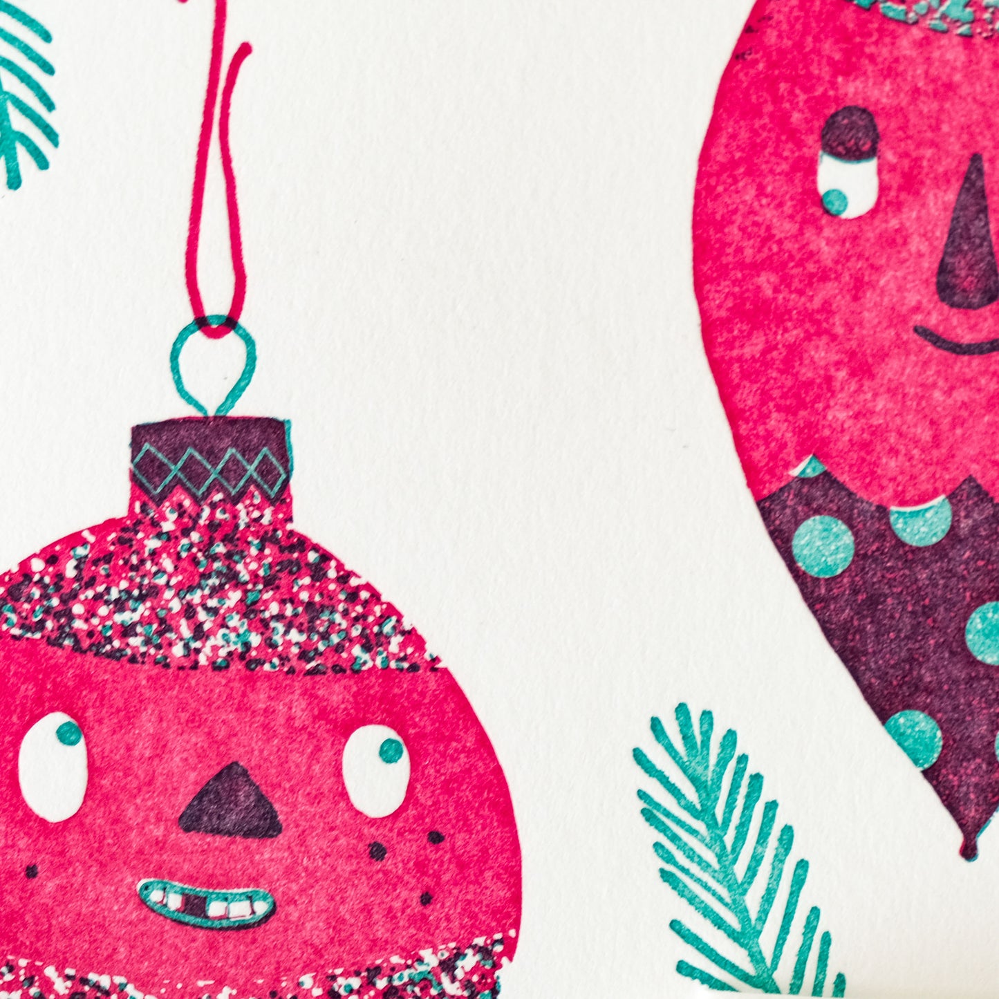 Ornaments Cheer Greeting Card
