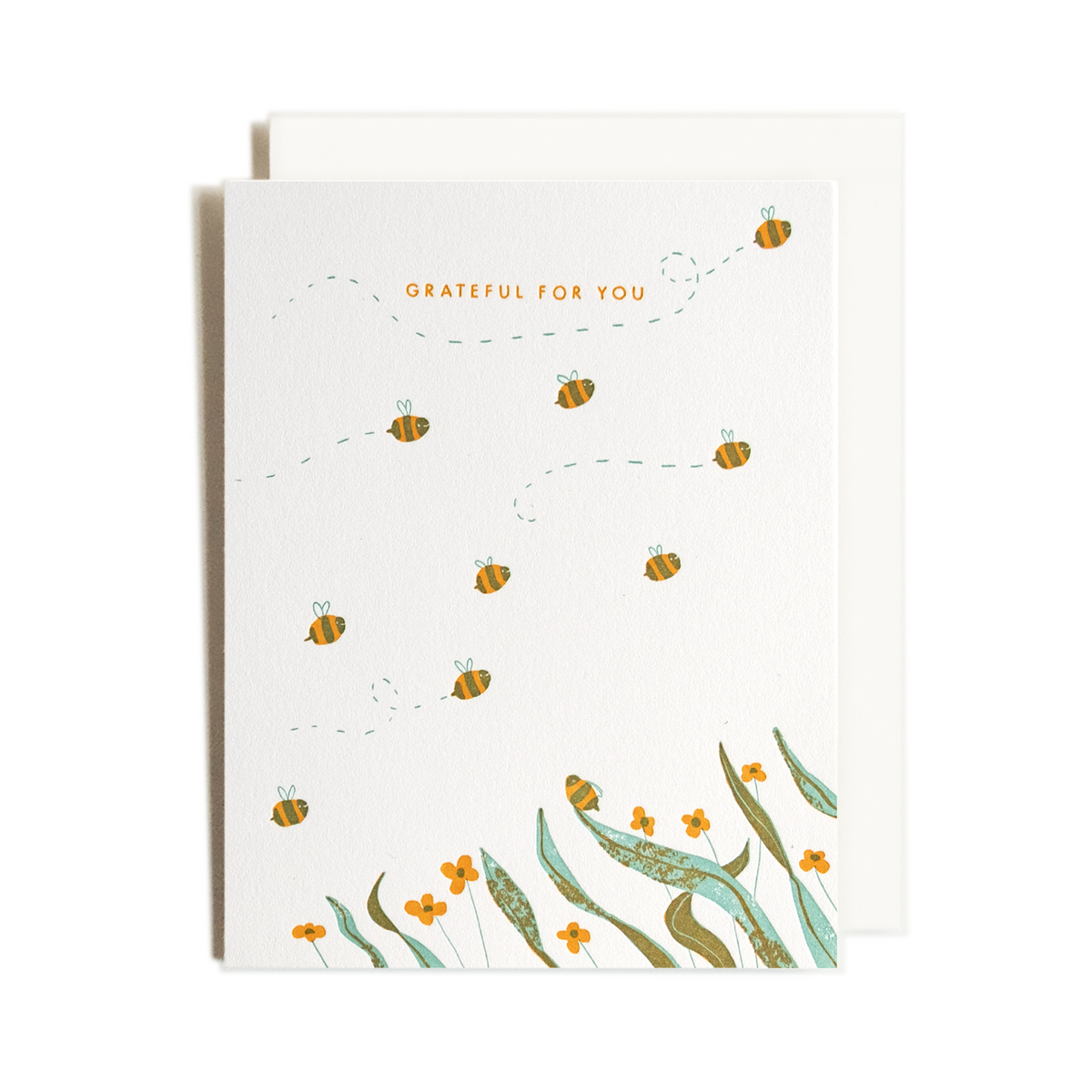 Grateful Bees | Letterpress Card