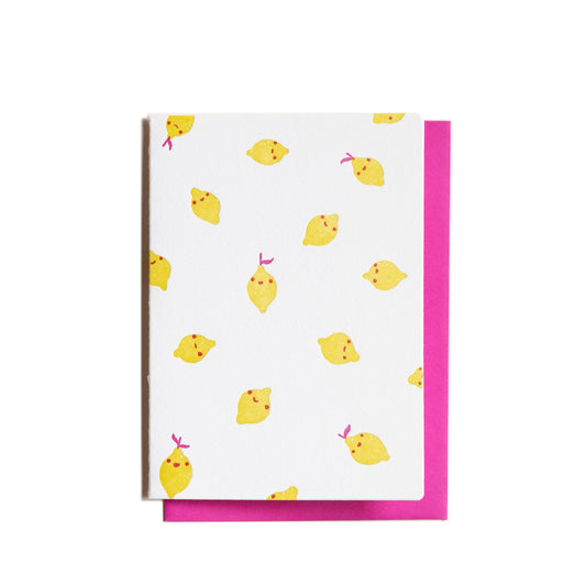 Lemon Greeting Card Box