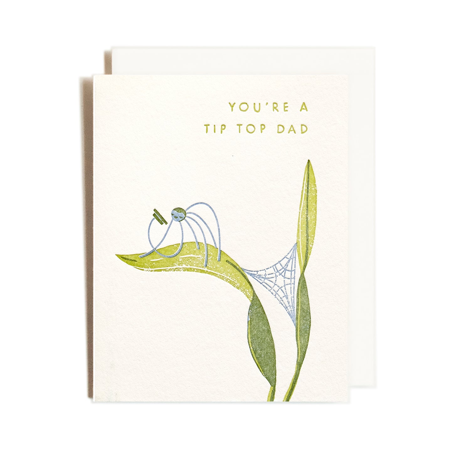 Tip Top Dad | Father's Day | Letterpress Card