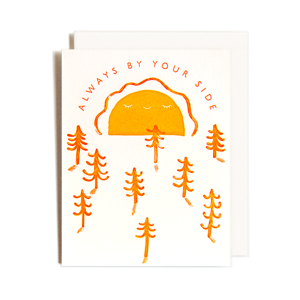 Always by Your Side | Support | Letterpress Card