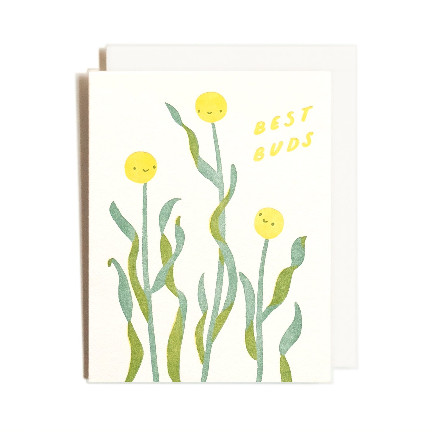 Best Buds | Friendship Flowers | Letterpress Card