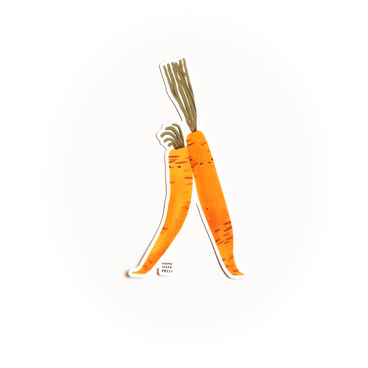 Carrot Vinyl Sticker