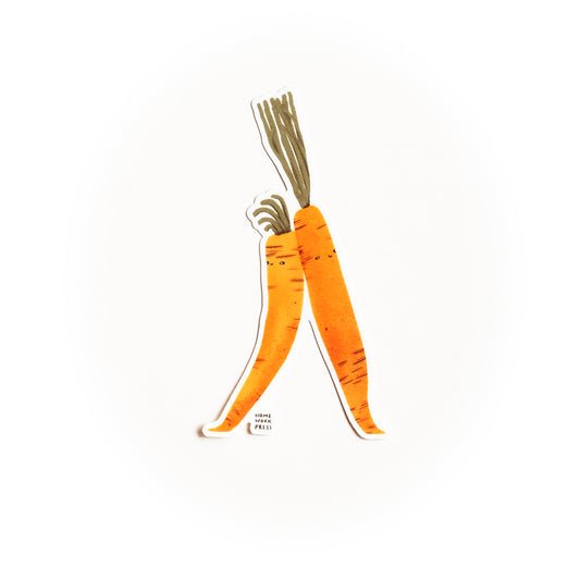 Carrot Vinyl Sticker
