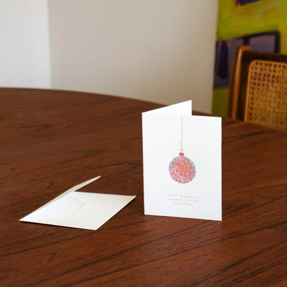 Single Ornament Greeting Card