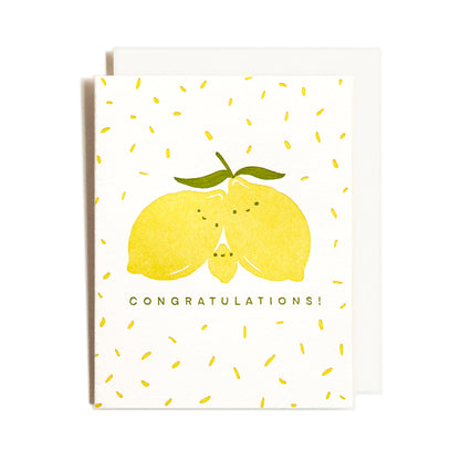 Congrats Lemons Greeting Card