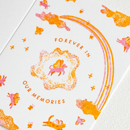 Forever Memories | Pets | Letterpress Card