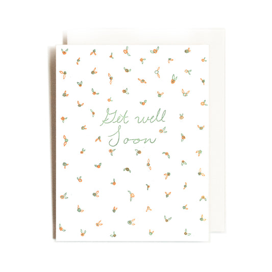Get well soon | Support |  Letterpress Card