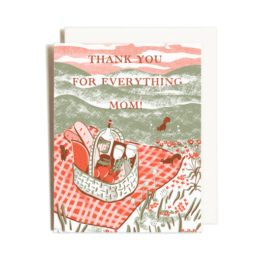 Picnic | Mother's Day | Letterpress Card