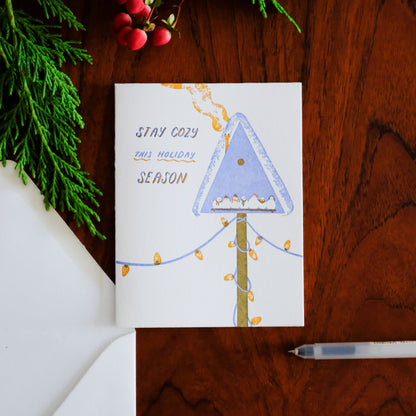 Stay Cozy Greeting Card