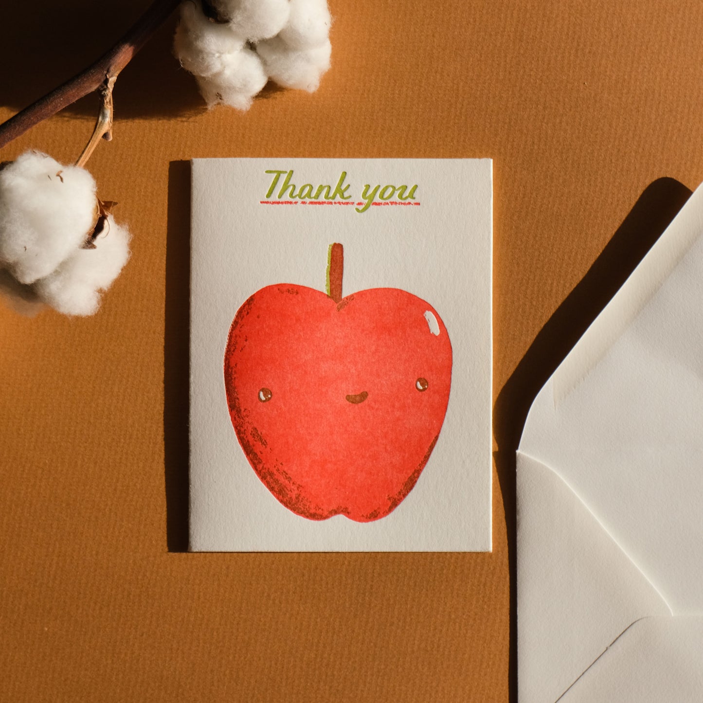 Thank You Apple Greeting Card