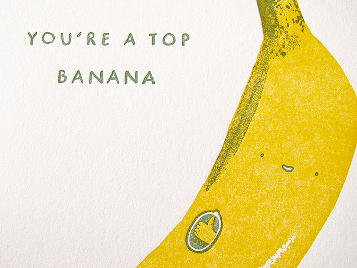 Top Banana Greeting Card