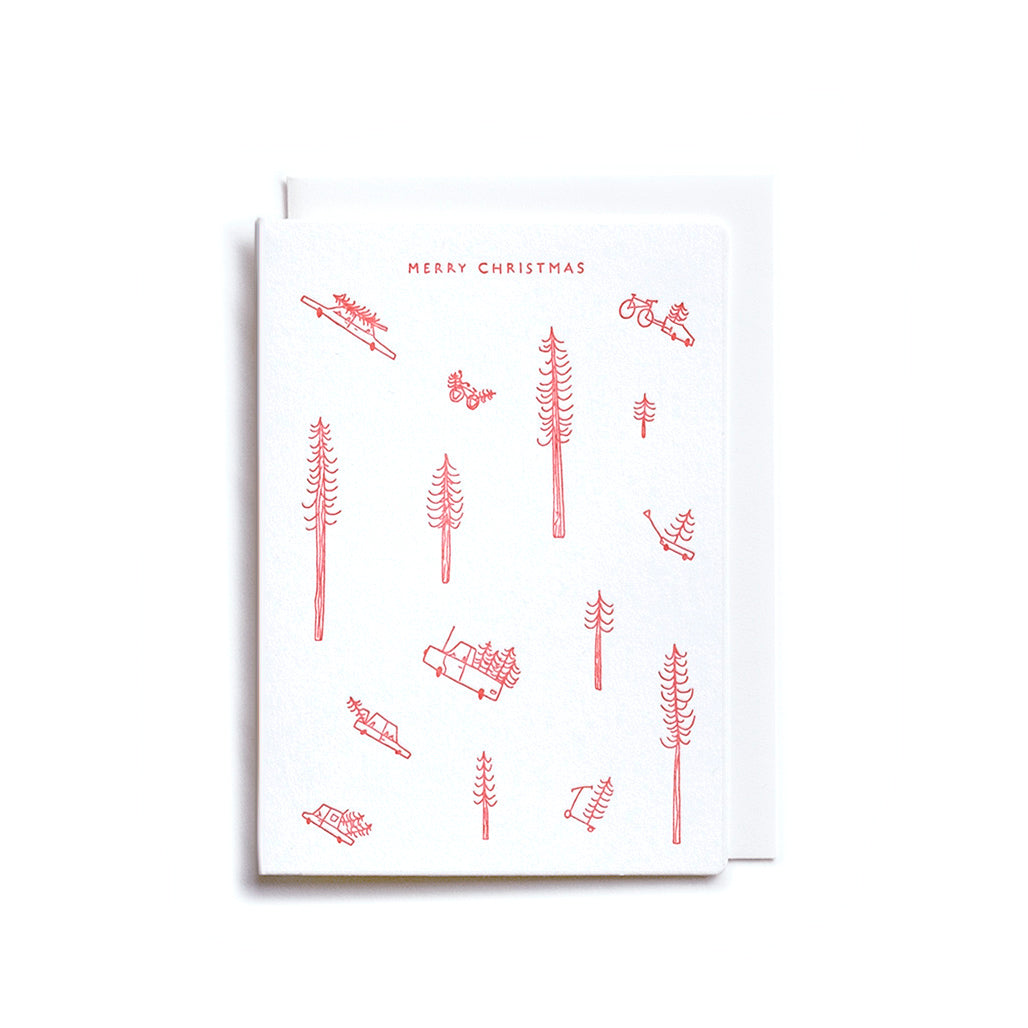 Tree Farm | Christmas | Letterpress Cards Set of 5