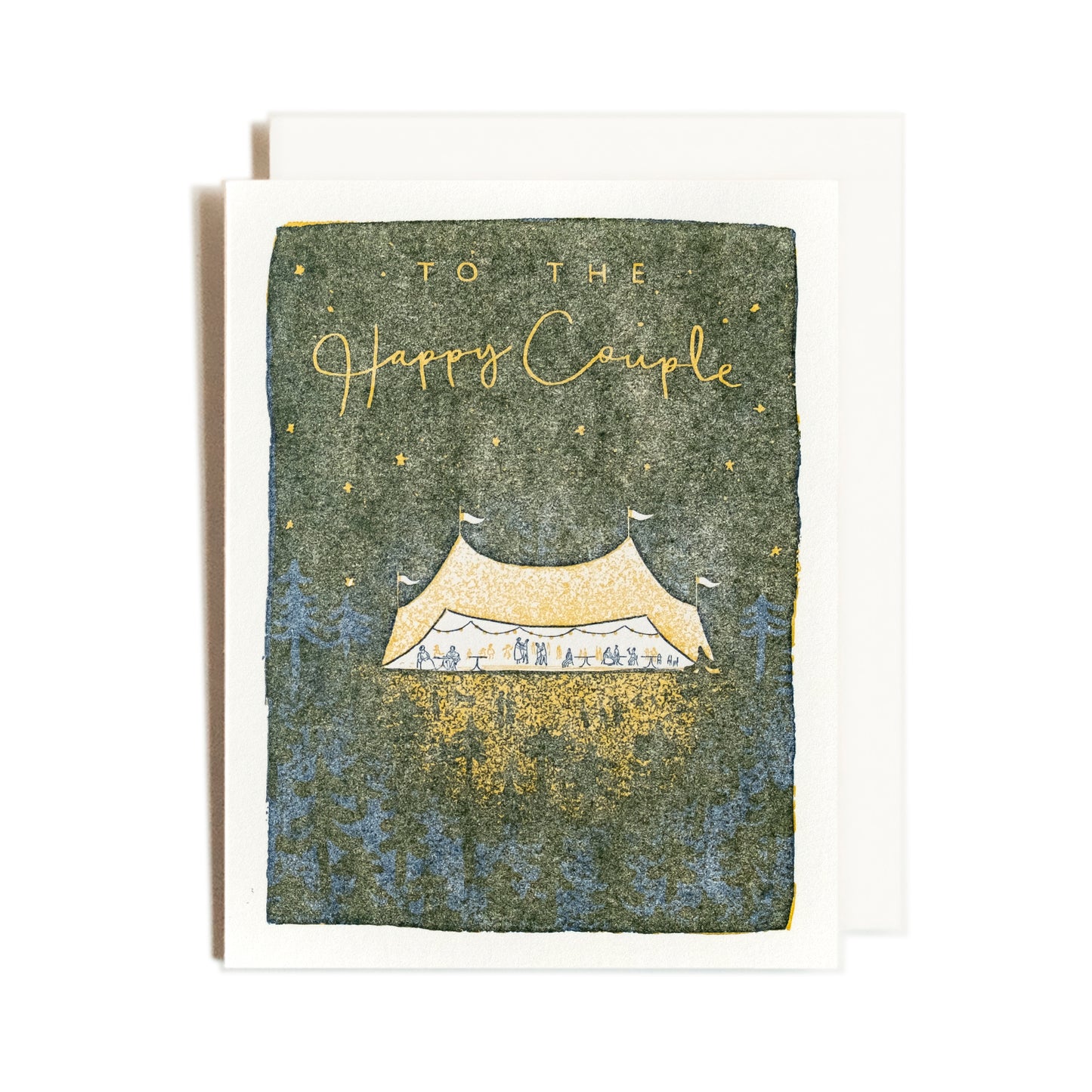 Wedding Tent | Letterpress Card