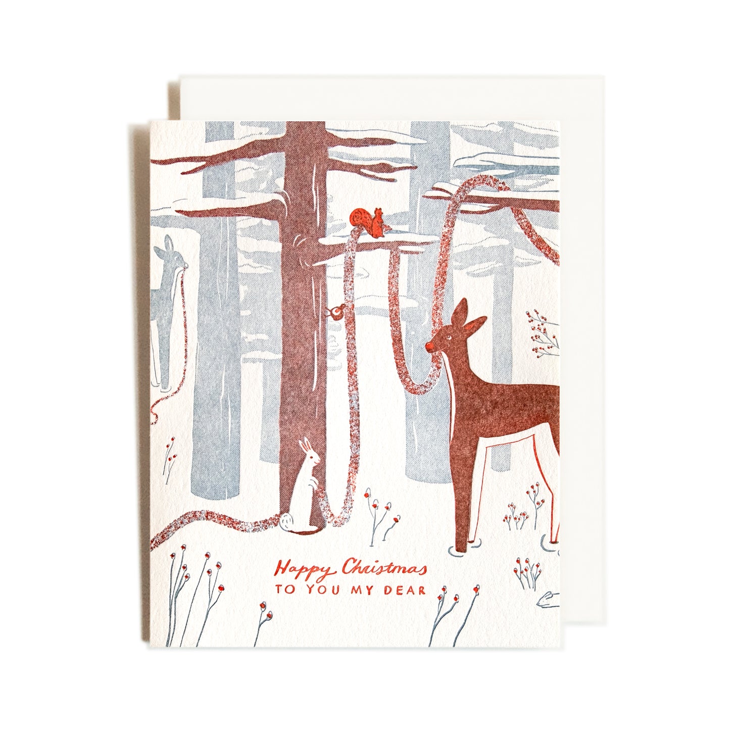 Woodland Christmas | Letterpress Card