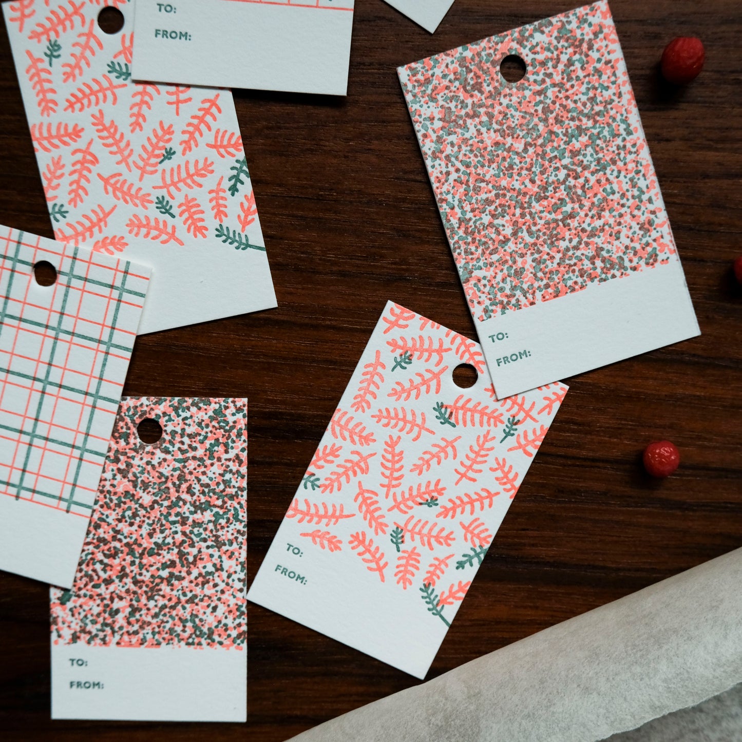 Holiday Gift Tags - Speckle